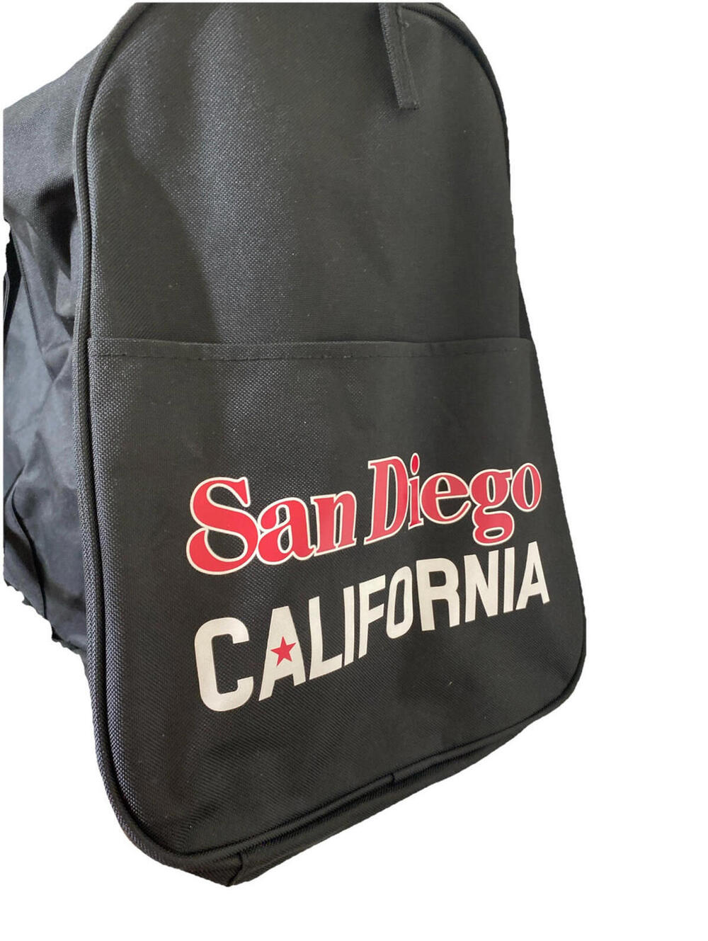 2021 SeaWorld Duffel Bag SAN DIEGO CA. Black With Orca Decal - Picture 6 of 14